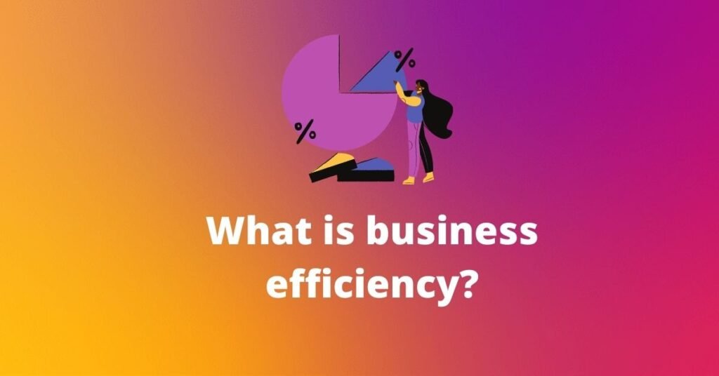 What is business efficiency